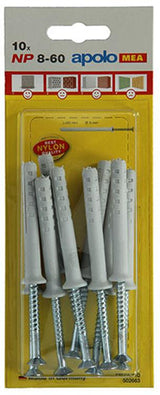 Celo 1015394 - 10 nylon nagelpluggen np 502663 8x60mm | 5 stuks