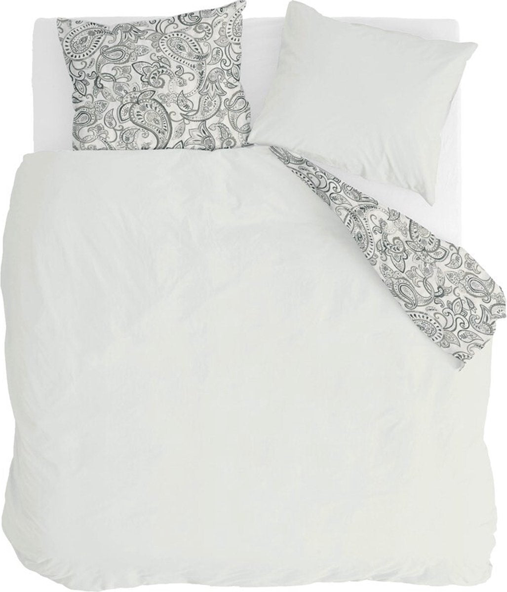 Walra dekbedovertrek perfect paisley - 200x220 - 100% katoen (bci) - off white