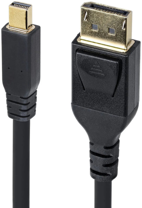 Startech .com 3m mini displayport naar displayport 1.4 kabel, 8k 60hz 4k 120hz hbr3 hdr, uhd mdp naar dp 1.4 kabel, ultra hd monitor video kabel