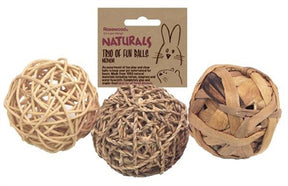 Rosewood trio of fun balls