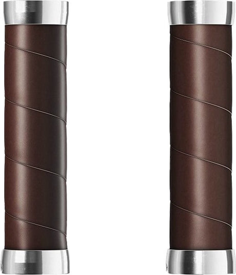 Brooks Handvatten Slender Leather grips 100mm a brown