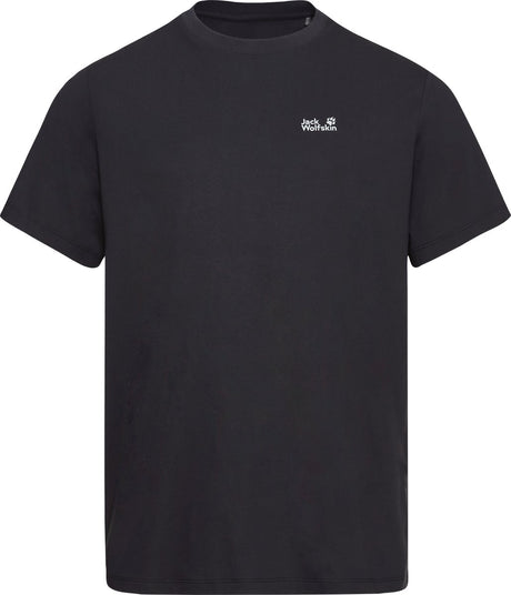 Jack wolfskin essential t m heren outdoorshirt-black