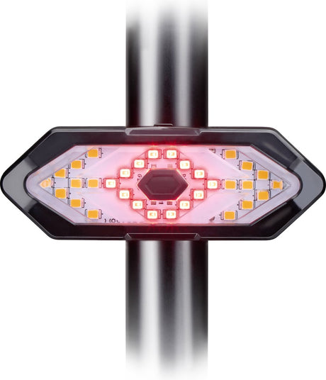 Dunlop fietslamp met richtingaanwijzer