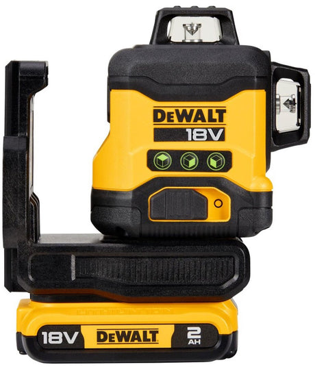 Dewalt dcle34031d1 3x360° compacte kruislijnlaser groen 18v xr 2.0ah in koffer