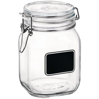 Voorraadpot lavagna 1 l bormioli rocco | 4 stuks