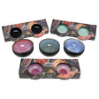 Schaal reactive glaze 12x4 cm set van 2 assorti | 6 stuks