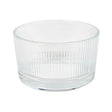 Schaaltje lines ø 8,5x5 cm glas | 6 stuks