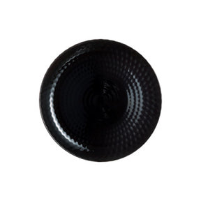 Bord plat 25 cm pampille zwart | 6 stuks