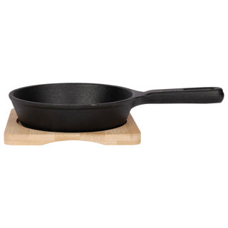 No brand gratinschotel gietijzer d12,5 cm | 2 stuks