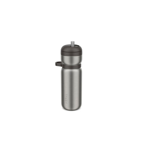 Mepal isoleerfles twist sport - 600 ml - twist en drink - lekdicht en geïsoleerd: 6u warm. 10u koud - vaatwasmachinebestendig - drinkflessen - graphite black