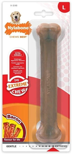 Nylabone Dura Chew for hard bijters bacons flavor