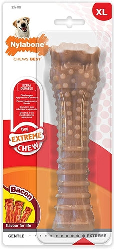 Nylabone Dura Chew for hard bijters bacons flavor