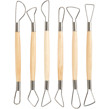 Creativ company mirrettes set ronde kanten, 6st.