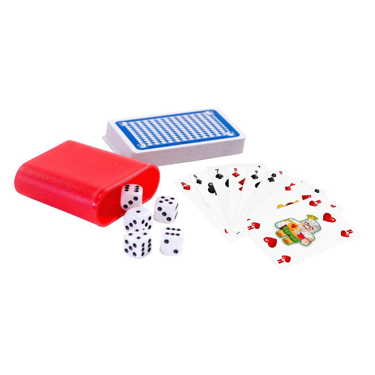 Clown Games Kids 50 Card Dice Games