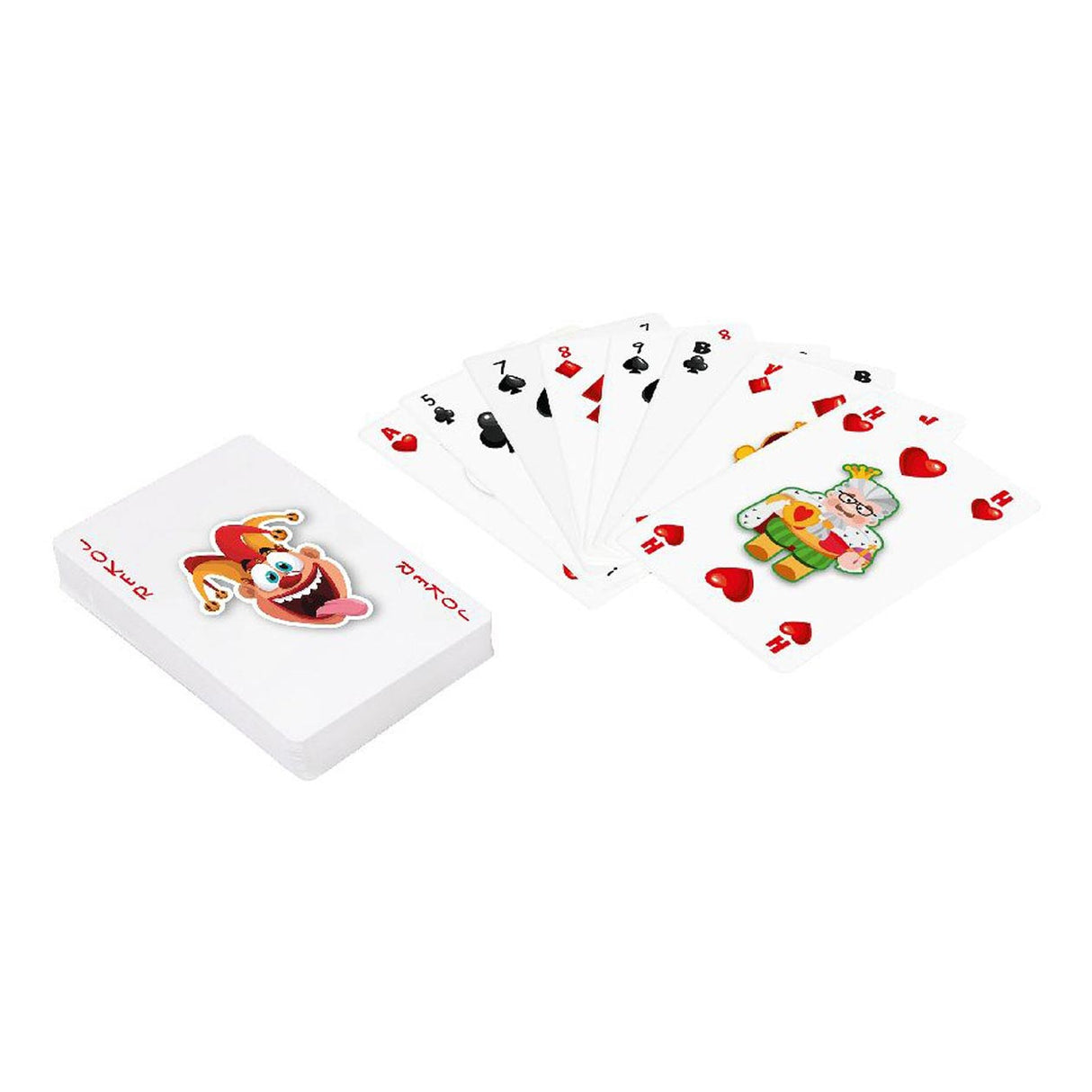 Clown Games Kids 50 Card Dice games