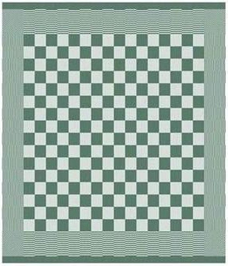 Ddddd barbeque - theedoeken set van 6 - 65x65cm - groen
