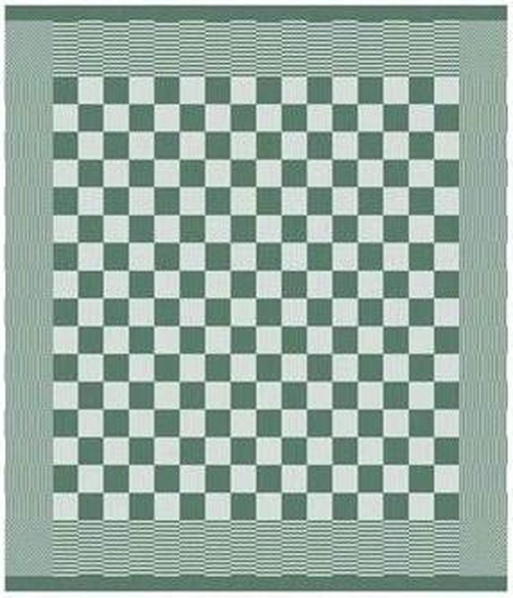 Ddddd barbeque - theedoeken set van 6 - 65x65cm - groen