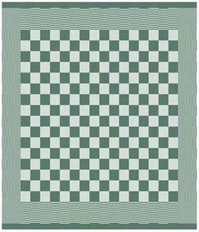 Ddddd barbeque - theedoeken set van 6 - 65x65cm - groen