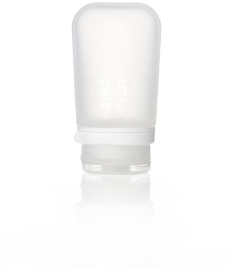 Human gear - gotoob+ - reisflesje - flacon - herbruikbaar - lekvrij - lichtgewicht - medium - 74ml - clear