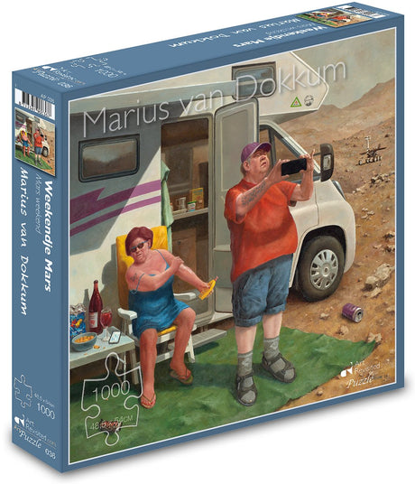 Art revisited puzzel marius van dokkum - weekendje mars (1000 stukjes)