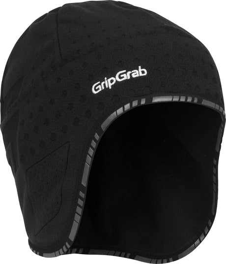Gripgrab - aviator windproof strenge winter fiets helmmuts wielersport skull cap - zwart - unisex - maat l