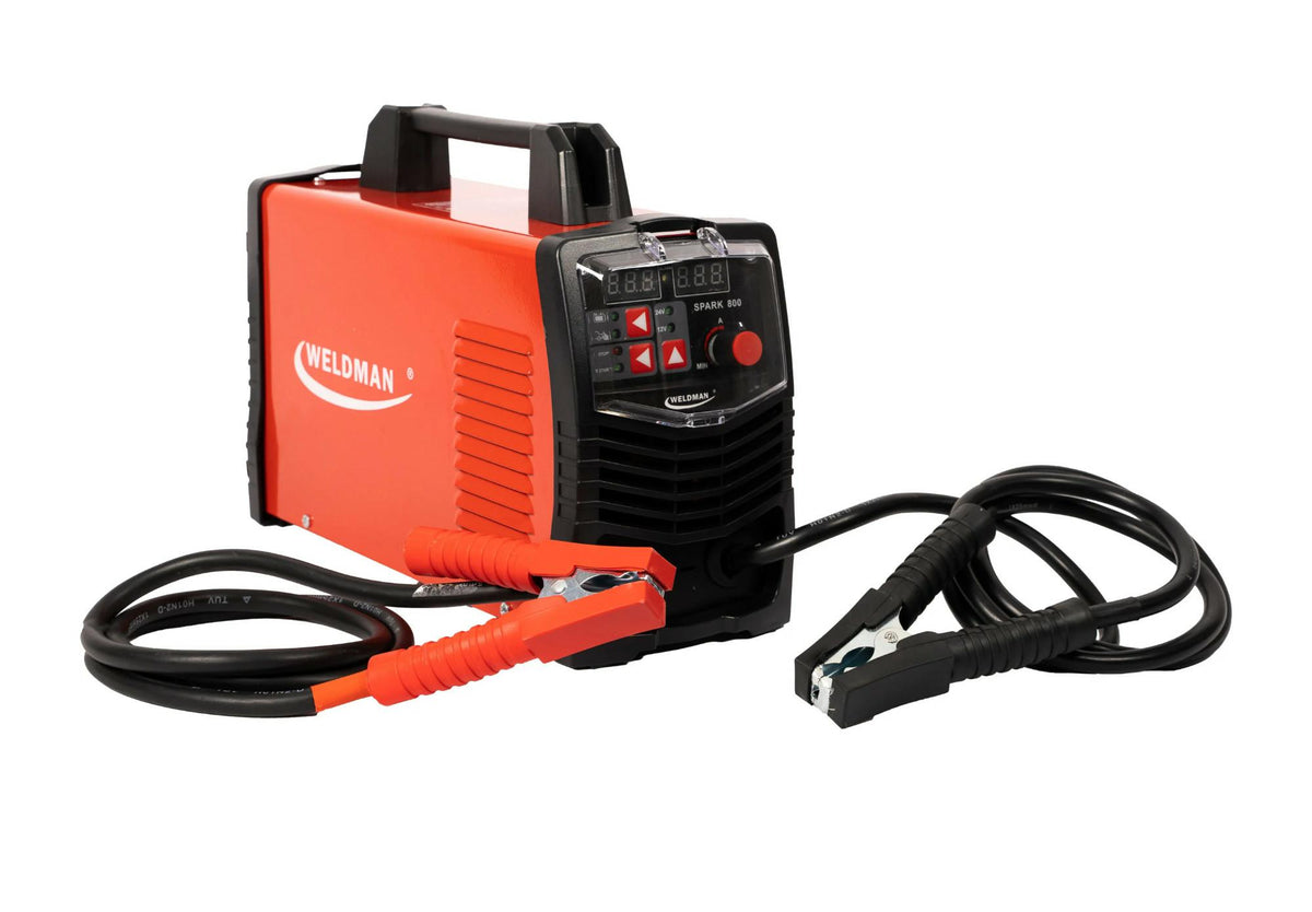Weldman inventaris vonkrechter 800 12v 24v opstarten