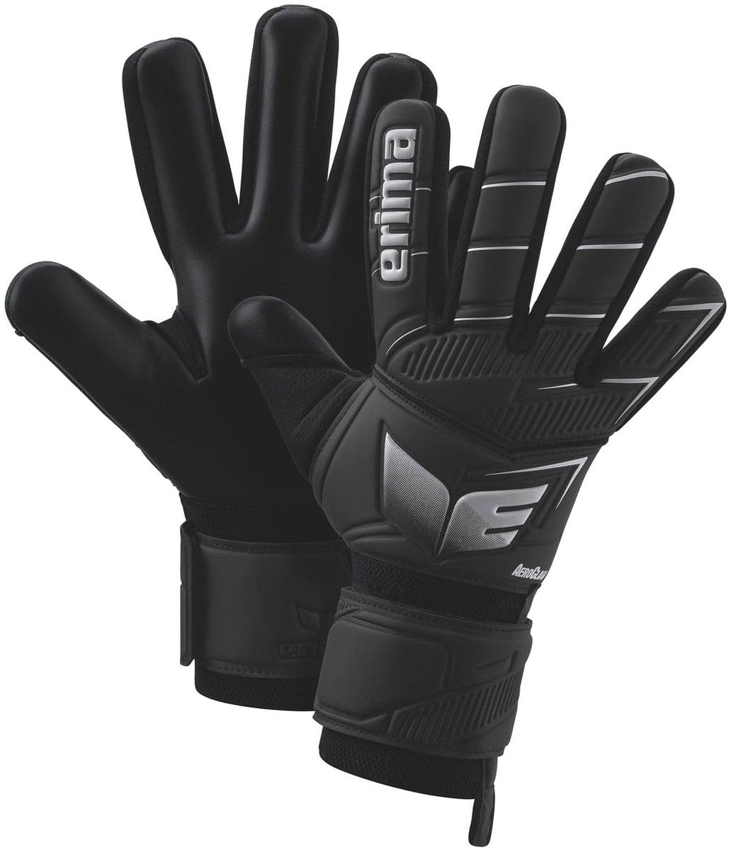 Erima aeroclaw challenger keepershandschoenen - zwart wit | maat: 8