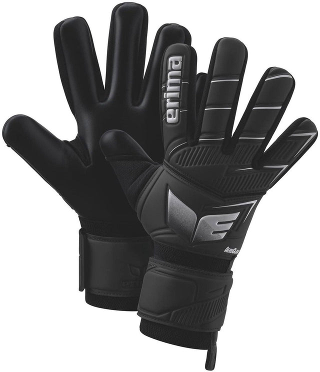 Erima aeroclaw challenger keepershandschoenen - zwart wit | maat: 8