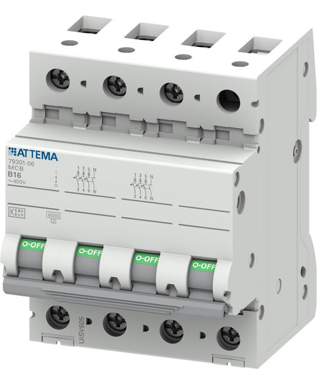 Attema at90211 install autom 3p+n 16a b-kar
