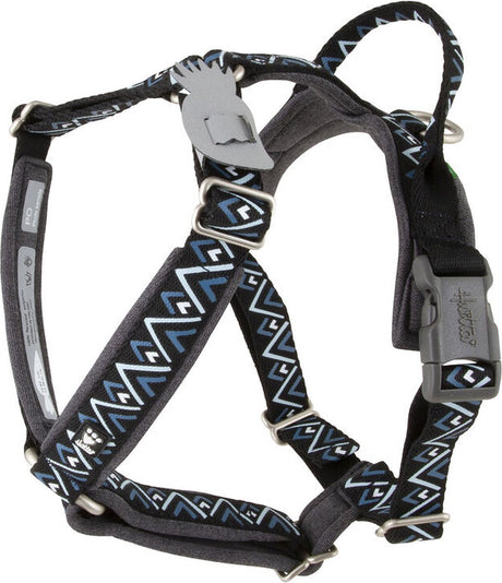 Hurtta razzle-dazzle y-harness blackberry one size