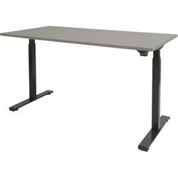Zit-sta-bureau schaffenburg dextro basic t-voet grijs
