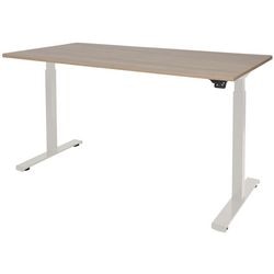 Zit-sta-bureau schaffenburg dextro basic t-voet havana cherry