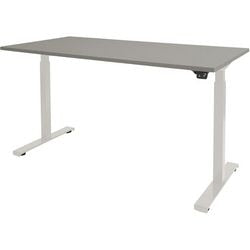 Zit-sta-bureau schaffenburg dextro basic t-voet grijs