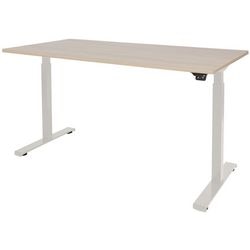 Zit-sta-bureau schaffenburg dextro basic t-voet lindberg oak