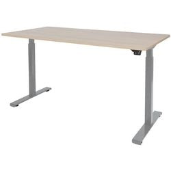 Zit-sta-bureau schaffenburg dextro basic t-voet lindberg oak