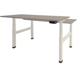 Zit-sta-bureau schaffenburg dextro plus duo t-voet grijs