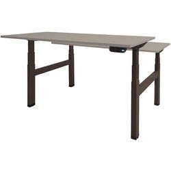 Zit-sta-bureau schaffenburg dextro basic t-voet grijs