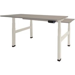 Zit-sta-bureau schaffenburg dextro plus duo t-voet grijs