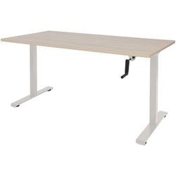 Zit- sta bureau schaffenburg dextro slinger t-voet lindberg oak