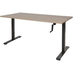 Zit-sta-bureau schaffenburg dextro slinger t-voet havana cherry