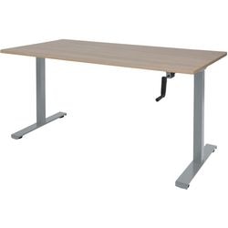Zit-sta-bureau schaffenburg dextro slinger t-voet havana cherry