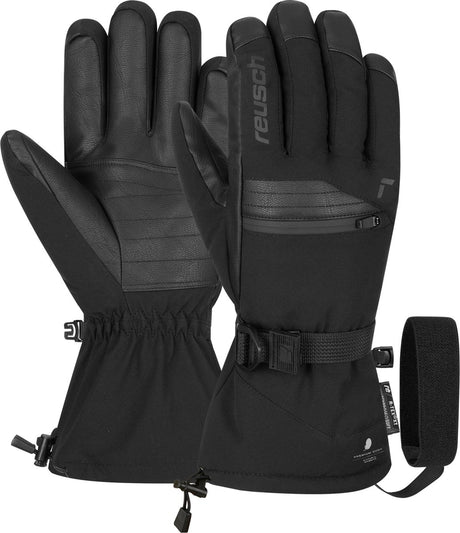 Reusch torres r-tex® xt unisex wintersporthandschoenen - zwart 8,5