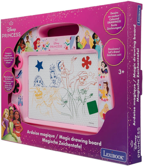 Lexibook disney prinses magnetisch meerkleurig tekenbord met accessoires a5 formaat