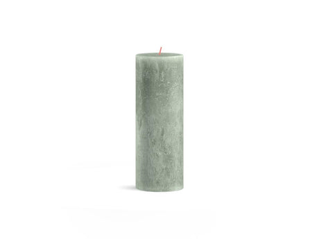 Bolsius shine collection rustiek stompkaars 190 68 jade green-jadegroen