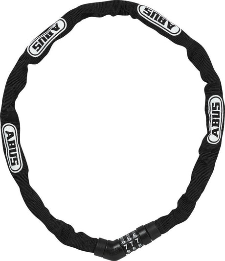 Abus 4804C 75 zwart fietskettingslot, 4mm, 75cm, cijferslot