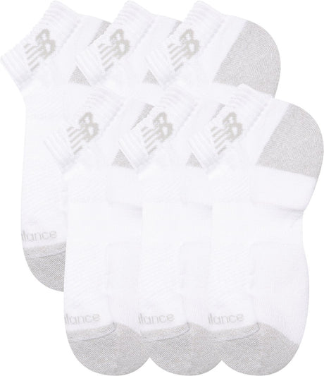 New balance active low cut socks 6 pack unisex sportsokken - white