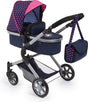 Bayer design - poppenwagen city neo - blauw en roze