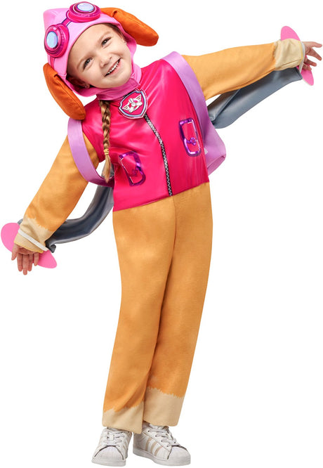 Rubies france - luxe verkleedpak skye paw patrol - 86 98 (2-3 jaar)