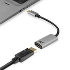 Usb-c naar display port act ac7030 zwart, grijs 0,15 m