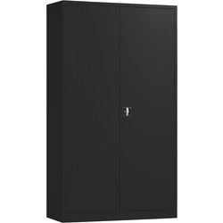 Draaideurkast ch195120 zwart 120 x 42 x 195 cm